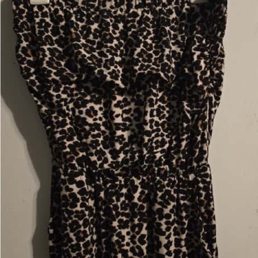 Almost Famous Animal Print Strapless Jumpsuit - Picture 7 of 16